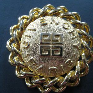 Vintage Givenchy Gold Pin Brooch
